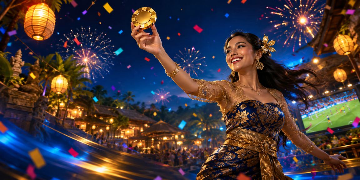 Suasana kasino online halojp dengan dekorasi lentera khas Asia yang meriah